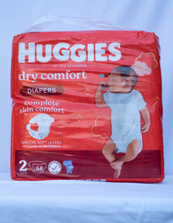 Huggies Dry Comfort Diapers Size 2 (68pcs) 3-6KG